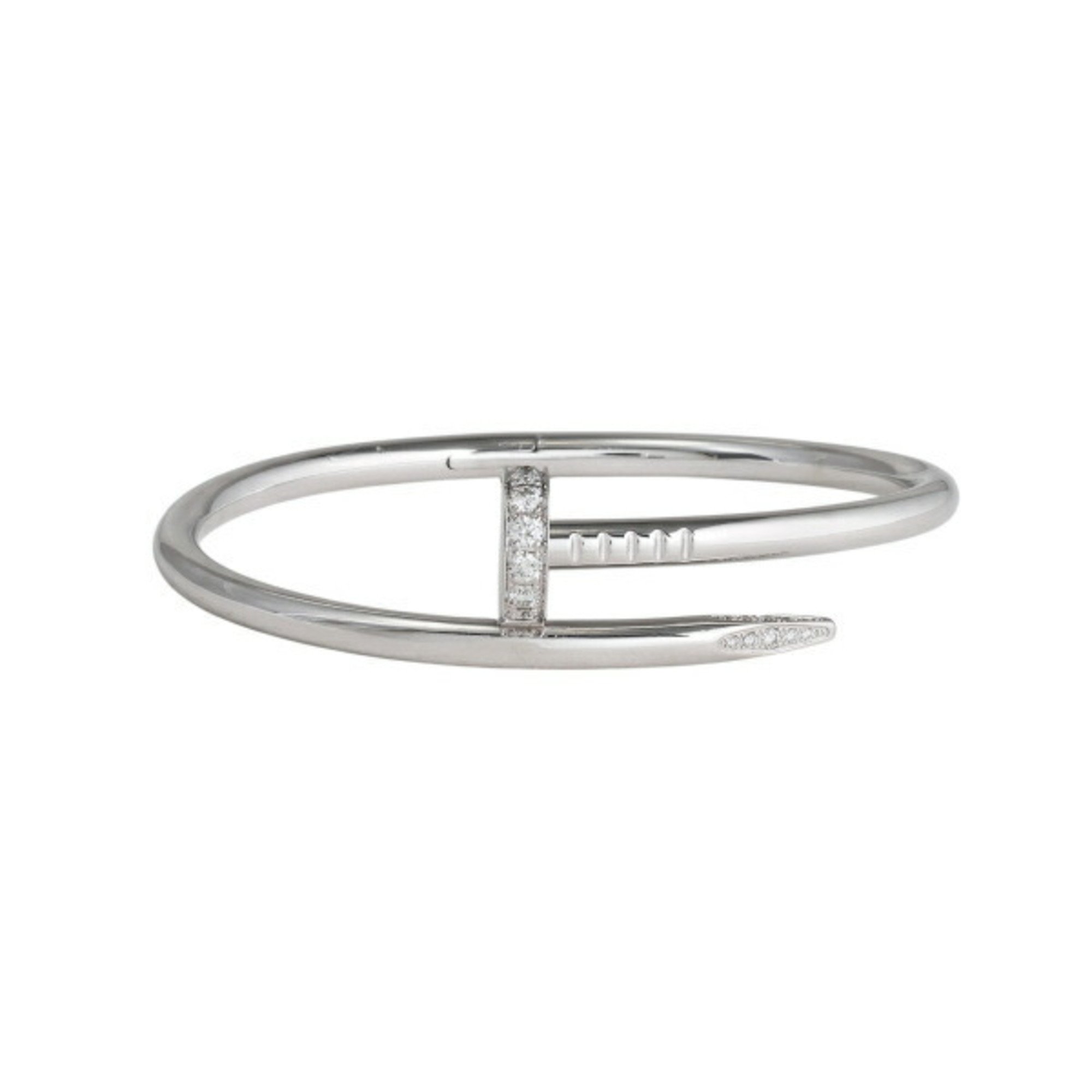 Cartier Juste un Clou K18WG White Gold Bracelet