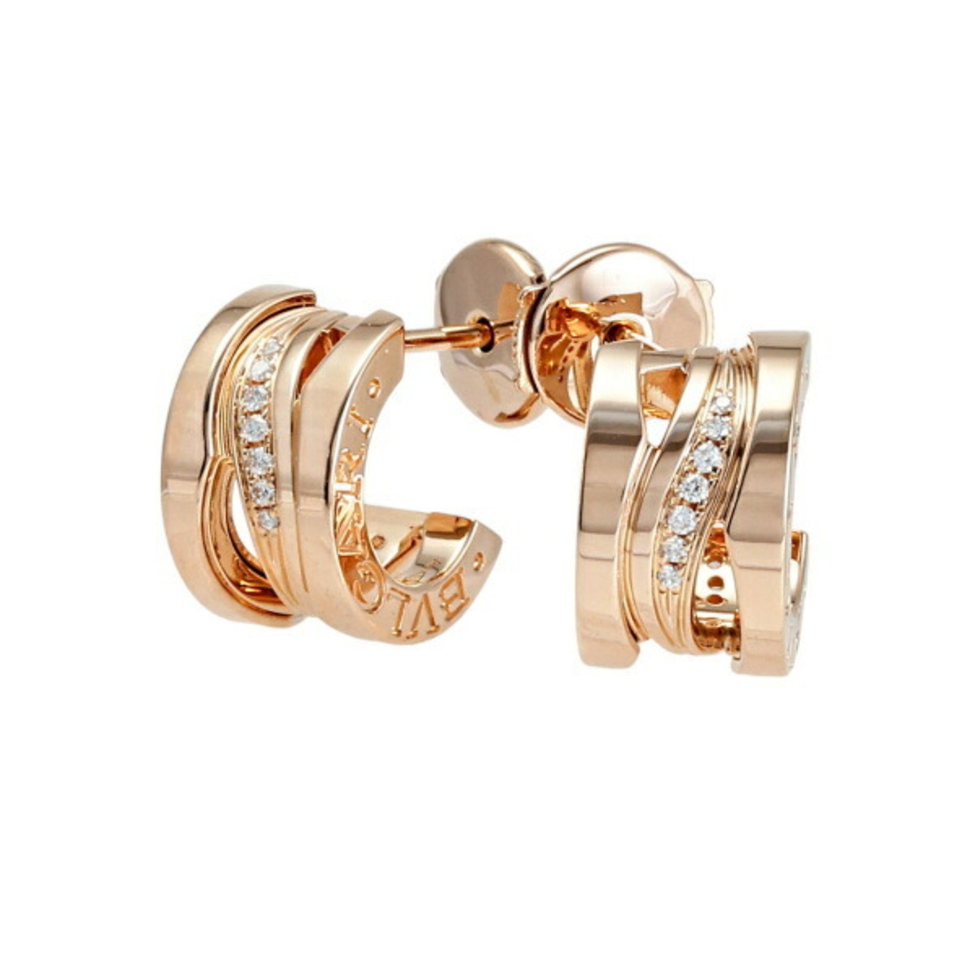 Bvlgari Bulgari B.Zero1 K18PG Pink Gold Earrings