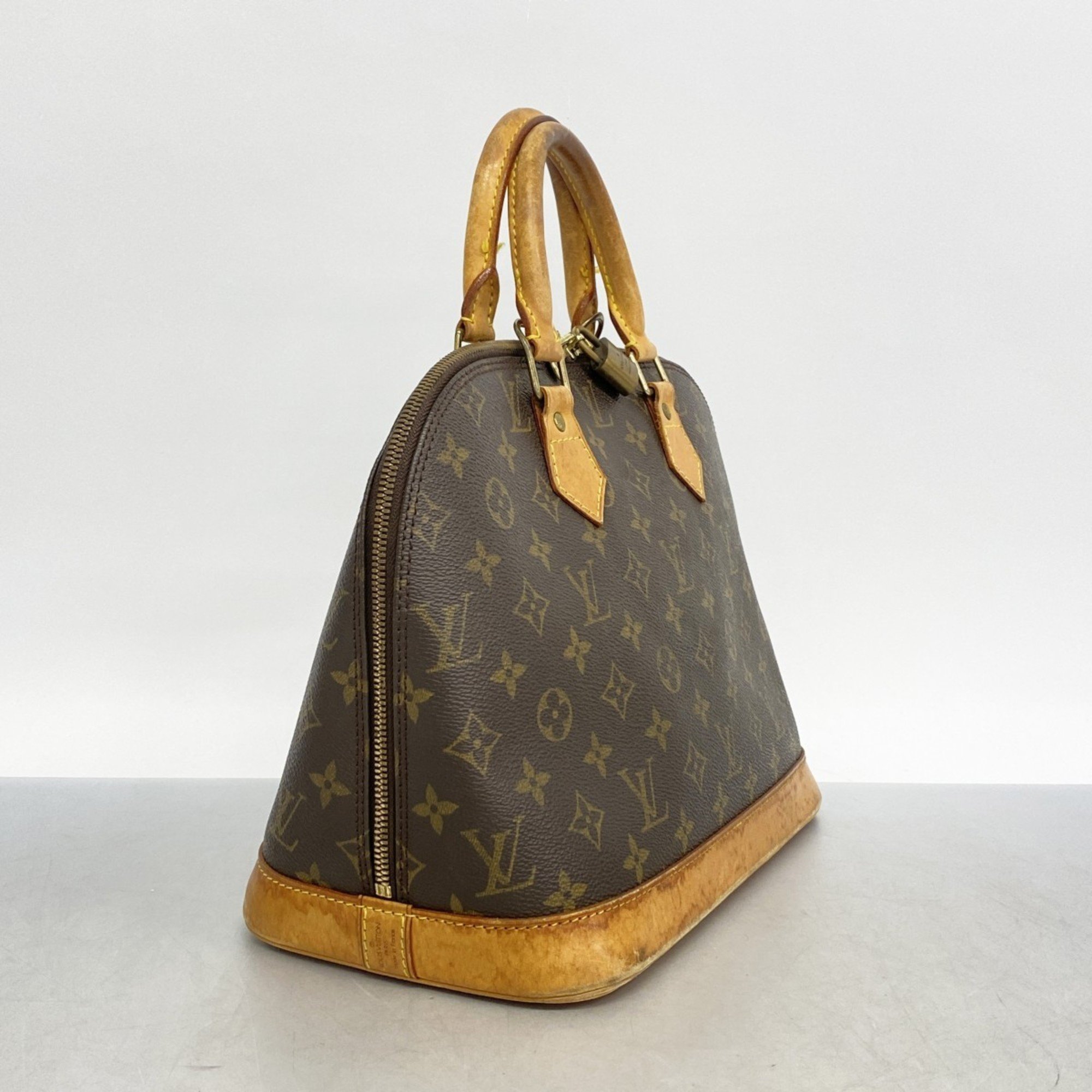 Louis Vuitton handbag Monogram Alma M51130 brown ladies