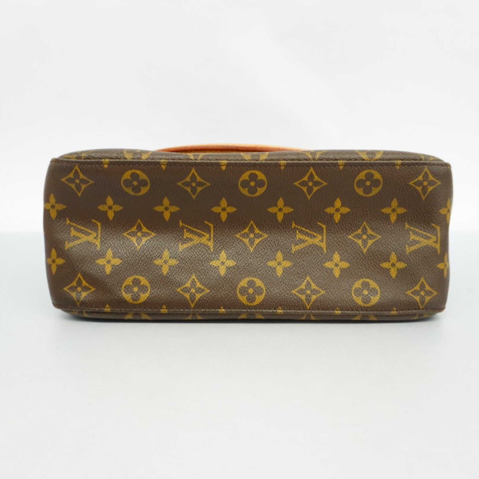 Louis Vuitton Shoulder Bag Monogram Looping GM M51145 Brown Ladies