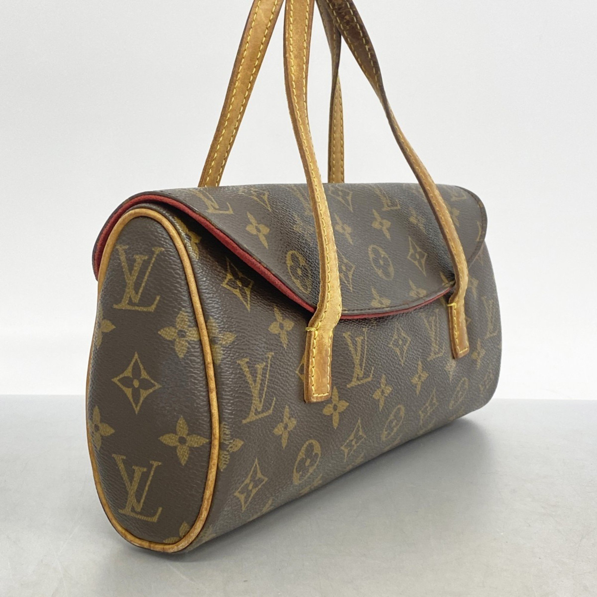 Louis Vuitton Handbag Monogram Sonatine M51902 Brown Ladies