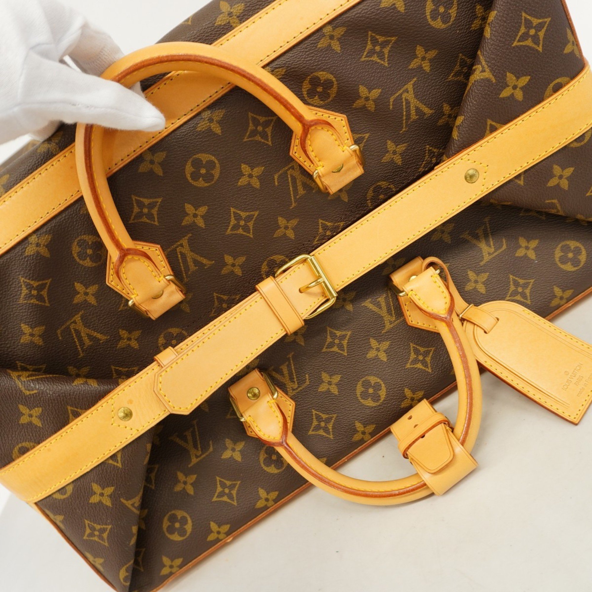 Louis Vuitton Boston Bag Monogram Cruiser 45 M41138 Brown Men's Women's