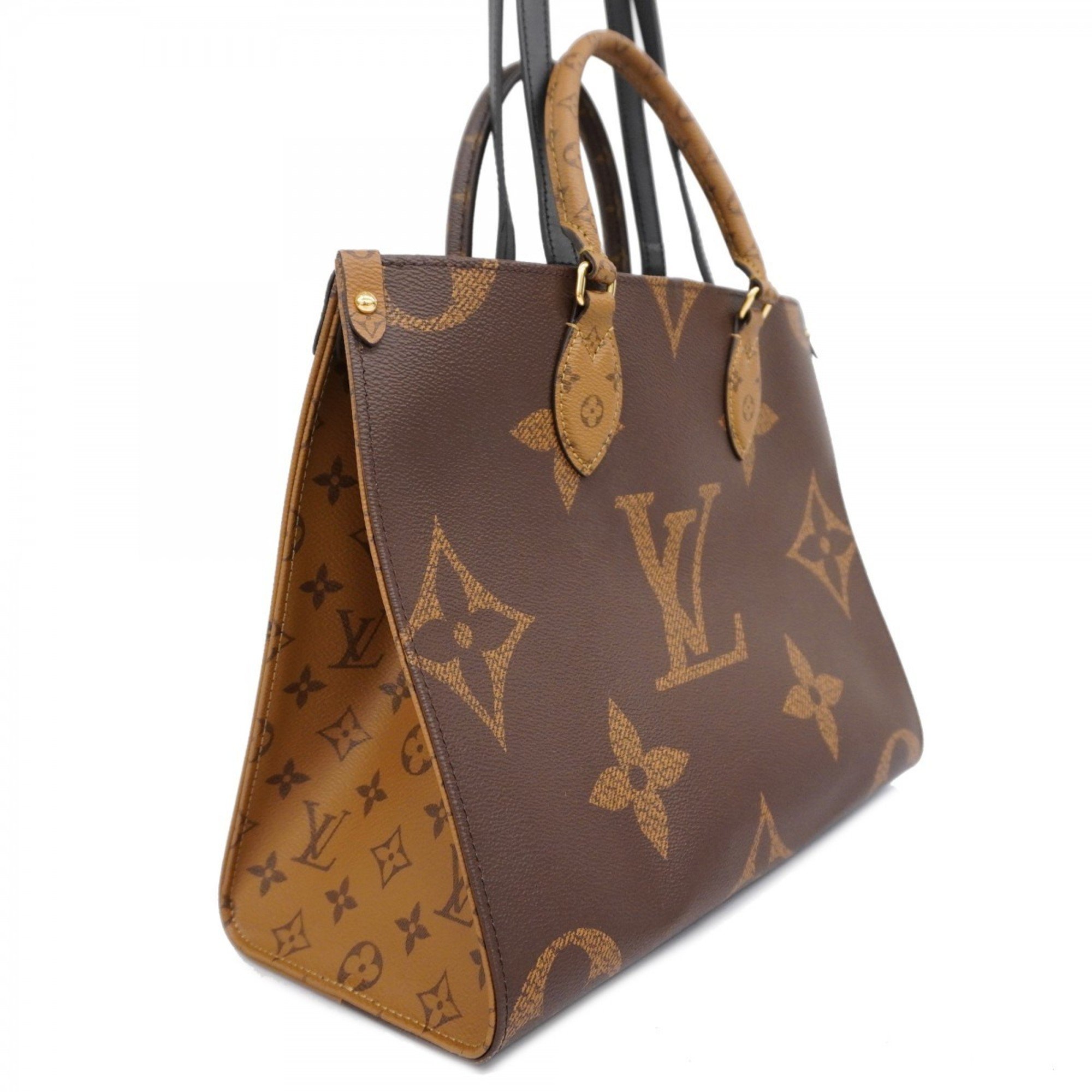 Louis Vuitton Tote Bag Monogram On The Go MM M45321 Brown Women's