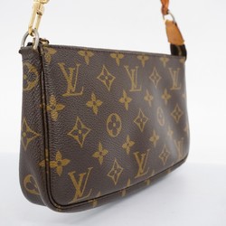 Louis Vuitton Pouch Monogram Pochette Accessoires M51980 Brown Women's