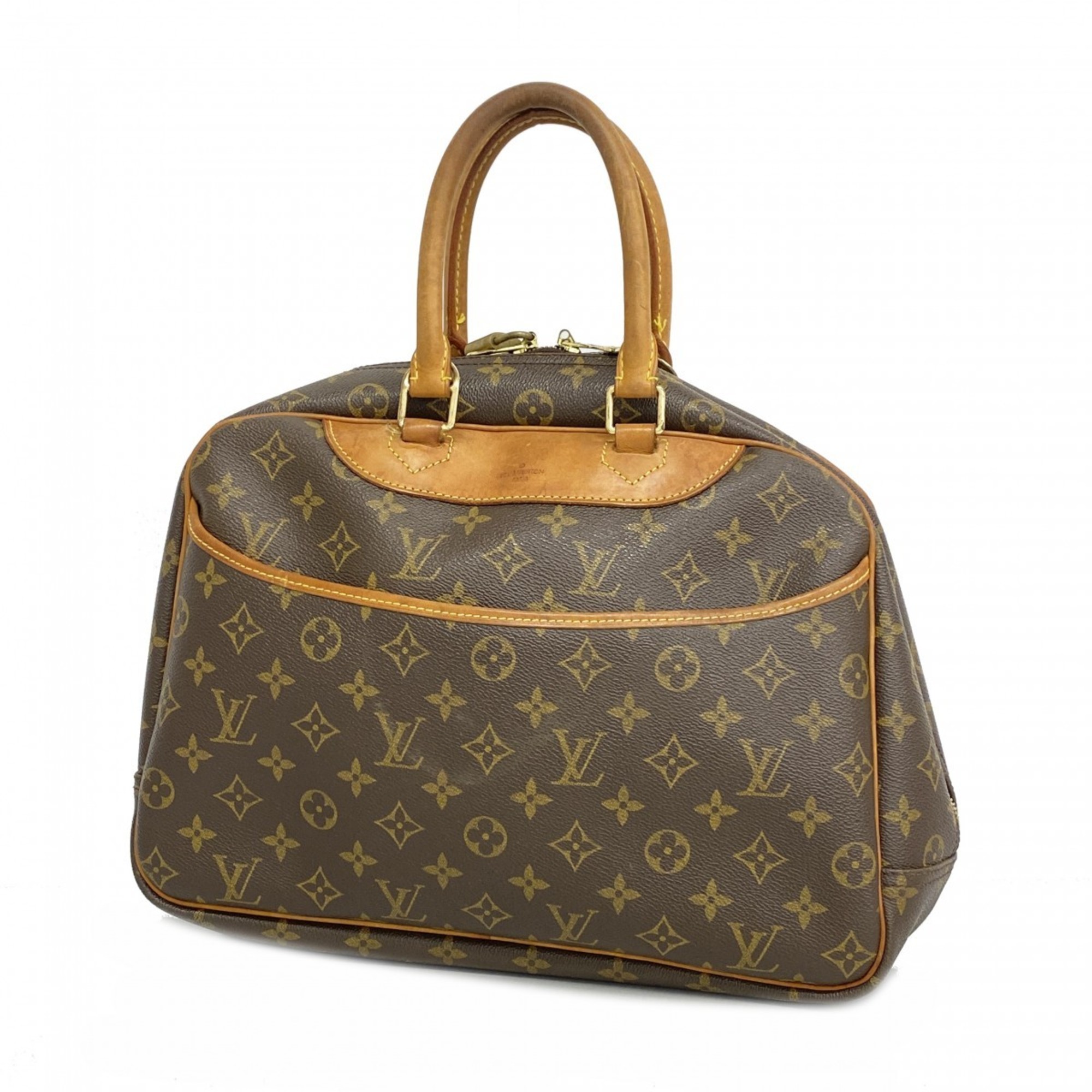 Louis Vuitton Handbag Monogram Deauville M47270 Brown Ladies