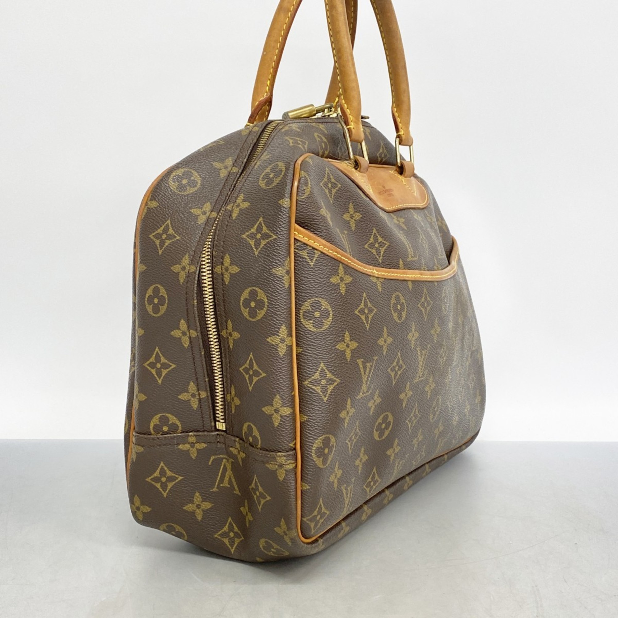 Louis Vuitton Handbag Monogram Deauville M47270 Brown Ladies