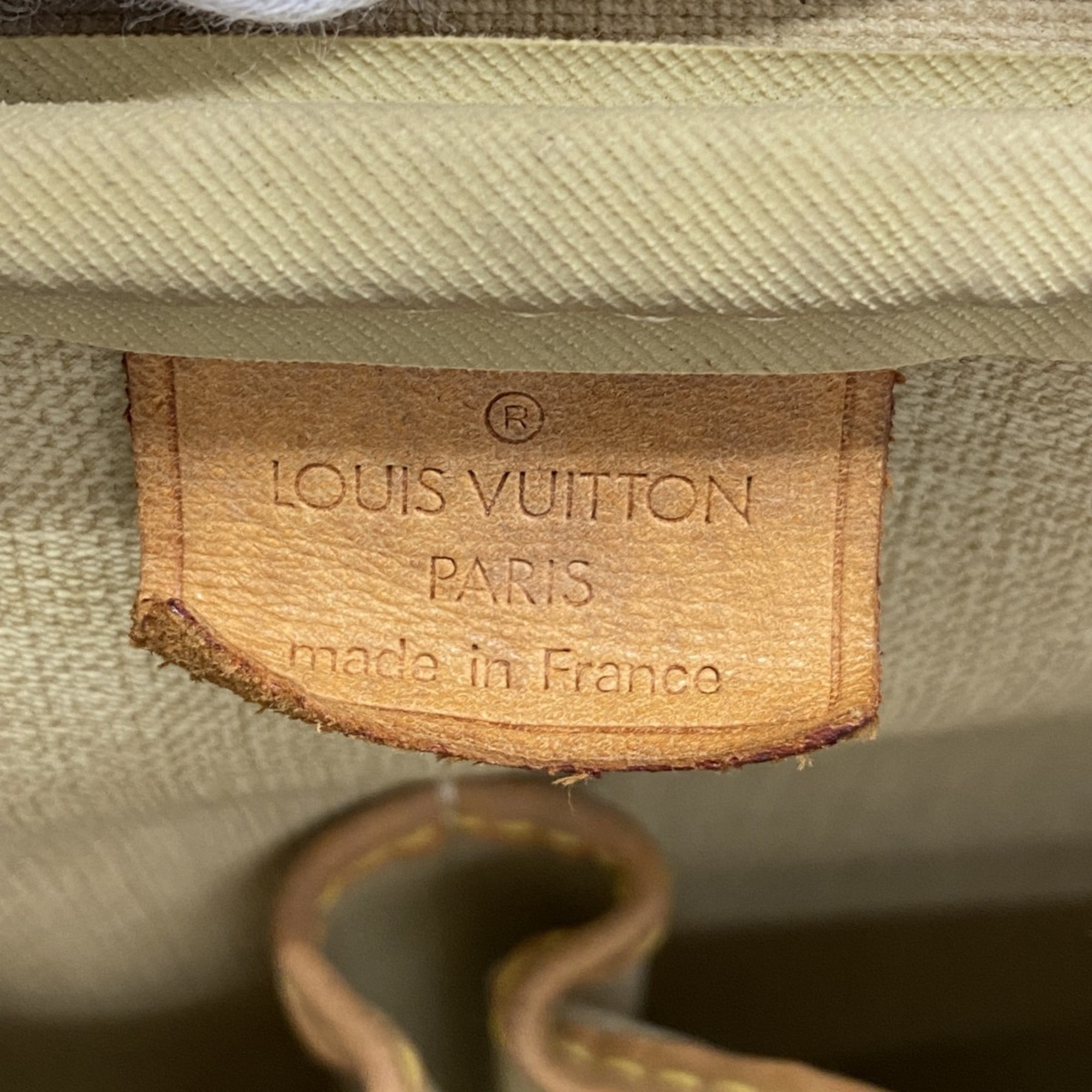 Louis Vuitton Handbag Monogram Deauville M47270 Brown Ladies