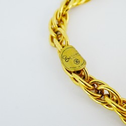 Chanel Necklace Coco Mark Oval GP Plated Gold Ladies