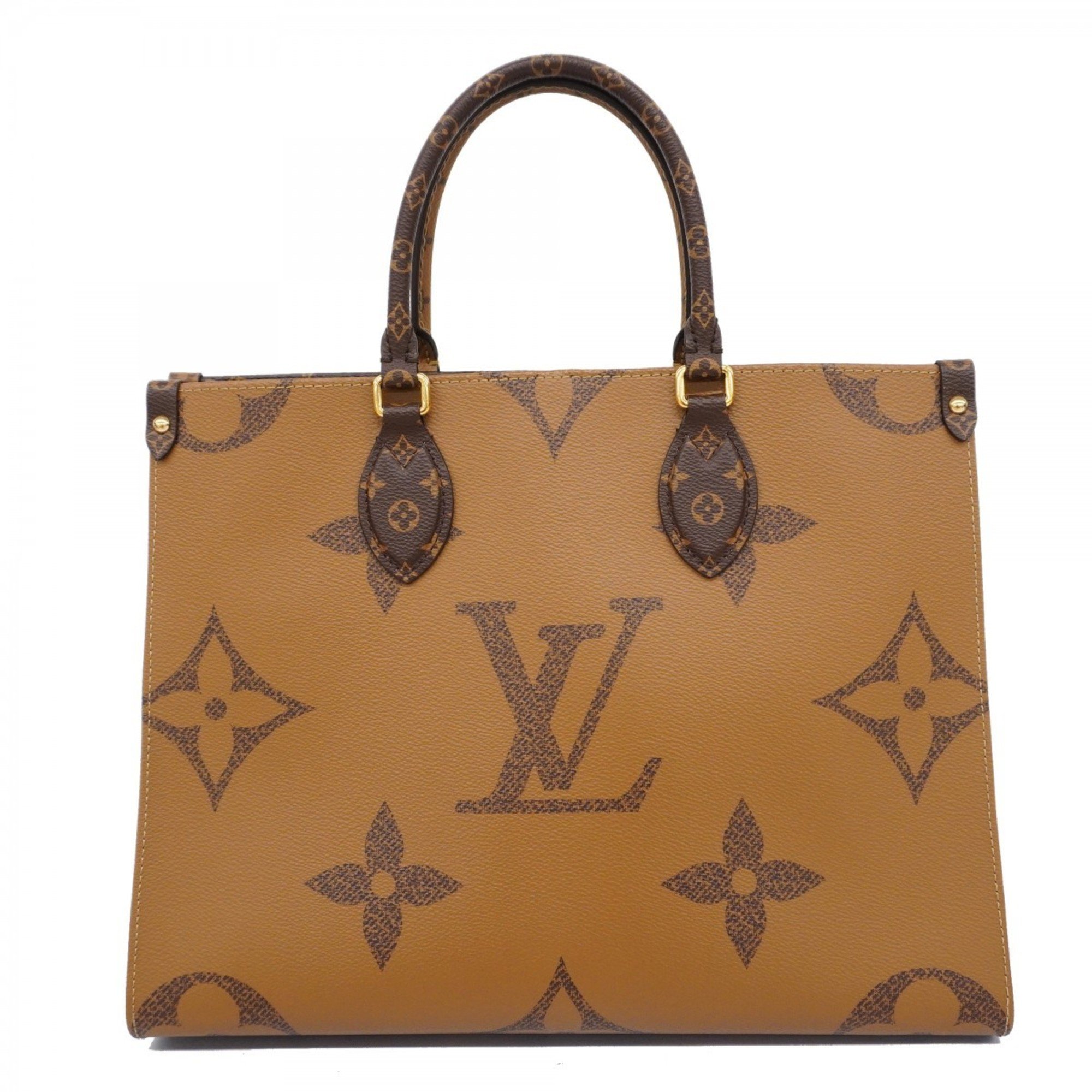 Louis Vuitton Tote Bag Monogram On The Go MM M45321 Brown Women's