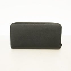 Prada Long Wallet Saffiano Leather Black Women's