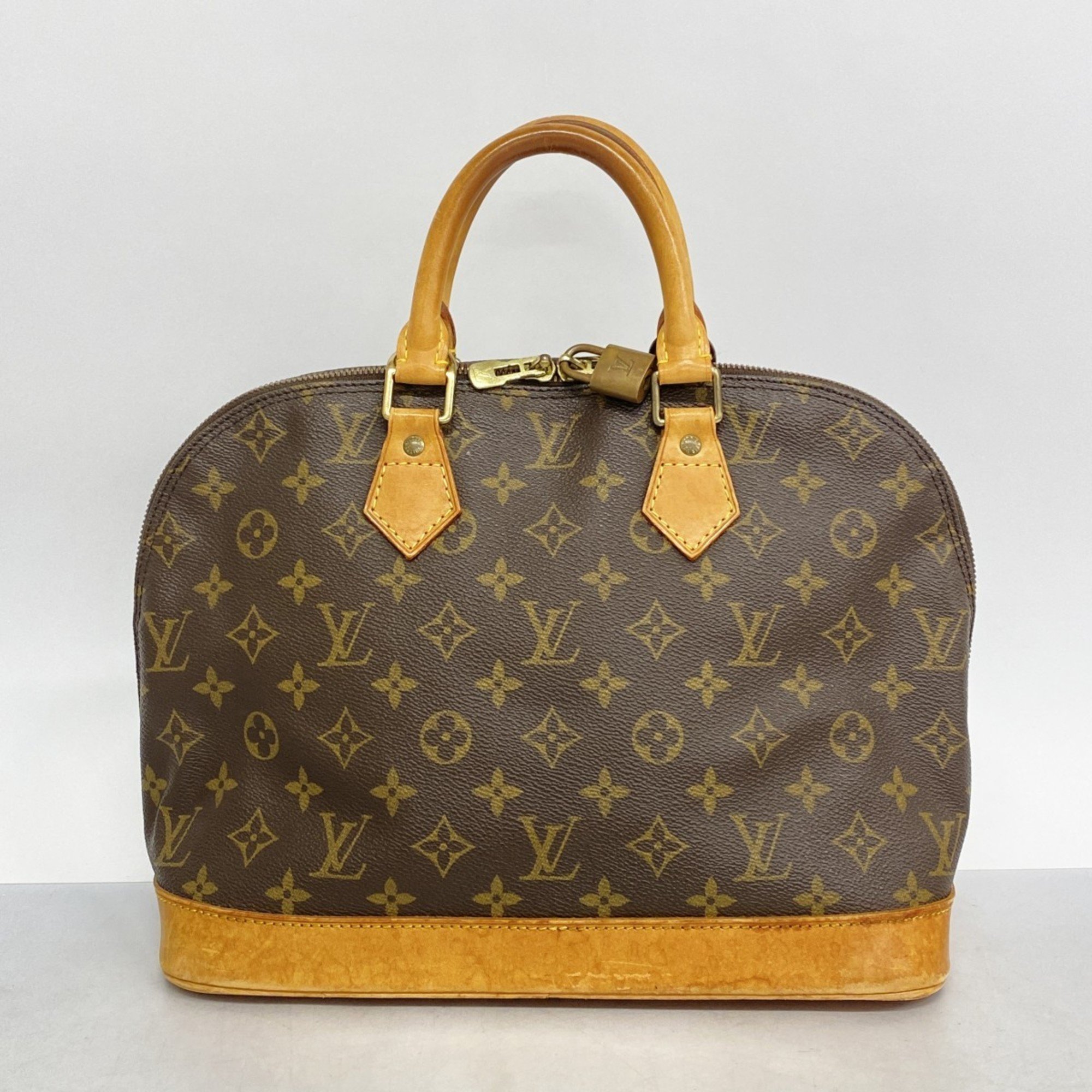 Louis Vuitton handbag Monogram Alma M51130 brown ladies