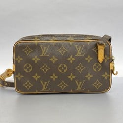 Louis Vuitton Shoulder Bag Monogram Pochette Marly Bandouliere M51828 Brown Women's