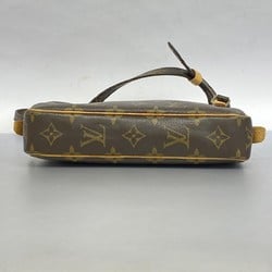 Louis Vuitton Shoulder Bag Monogram Pochette Marly Bandouliere M51828 Brown Women's