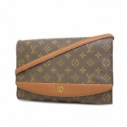 Louis Vuitton Shoulder Bag Monogram Bordeaux M51797 Brown Women's