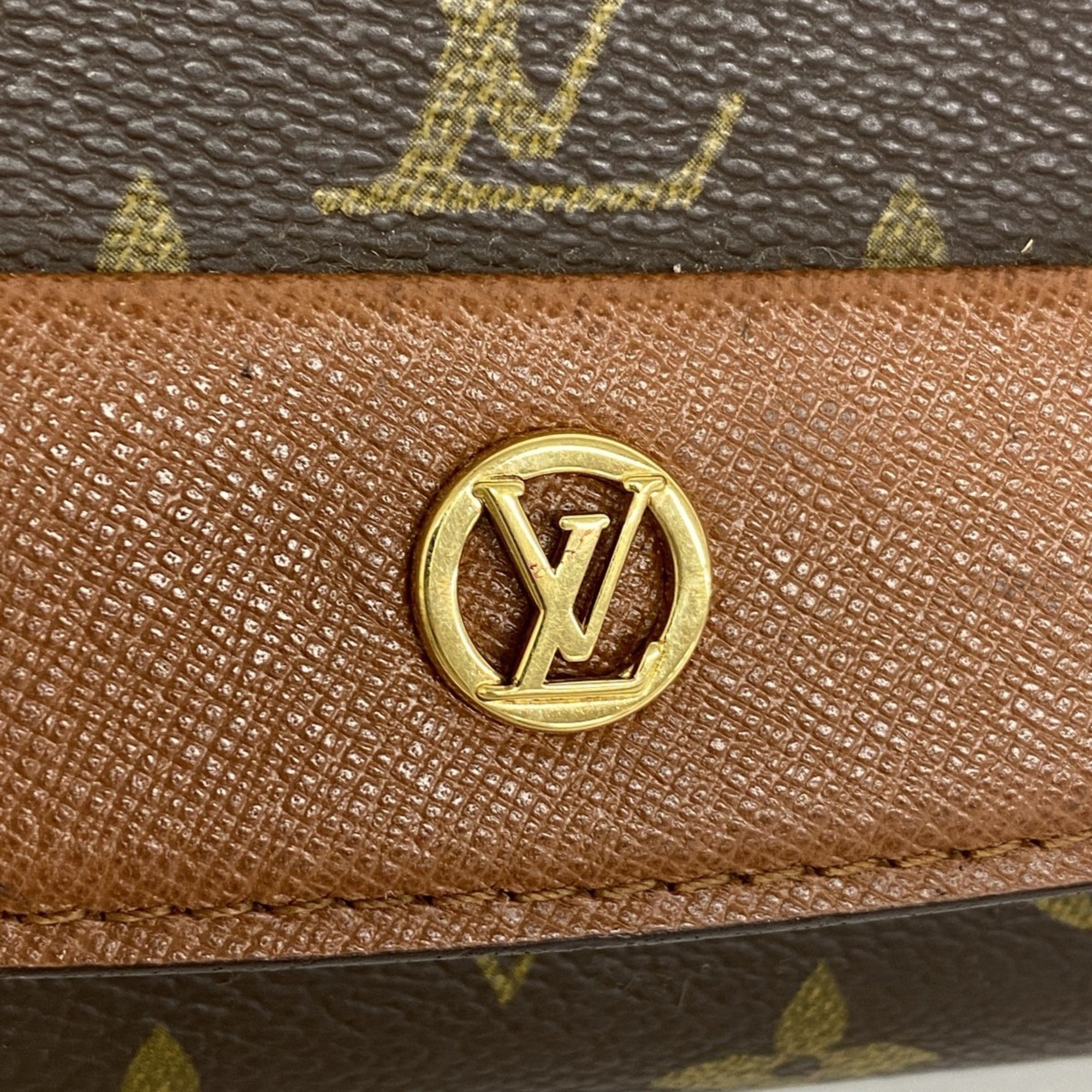 Louis Vuitton Shoulder Bag Monogram Bordeaux M51797 Brown Women's