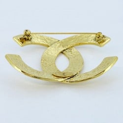 Chanel Brooch Coco Mark GP Plated Gold Ladies