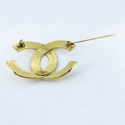 Chanel Brooch Coco Mark GP Plated Gold Ladies