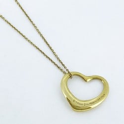 Tiffany Necklace Heart K18YG Yellow Gold Ladies