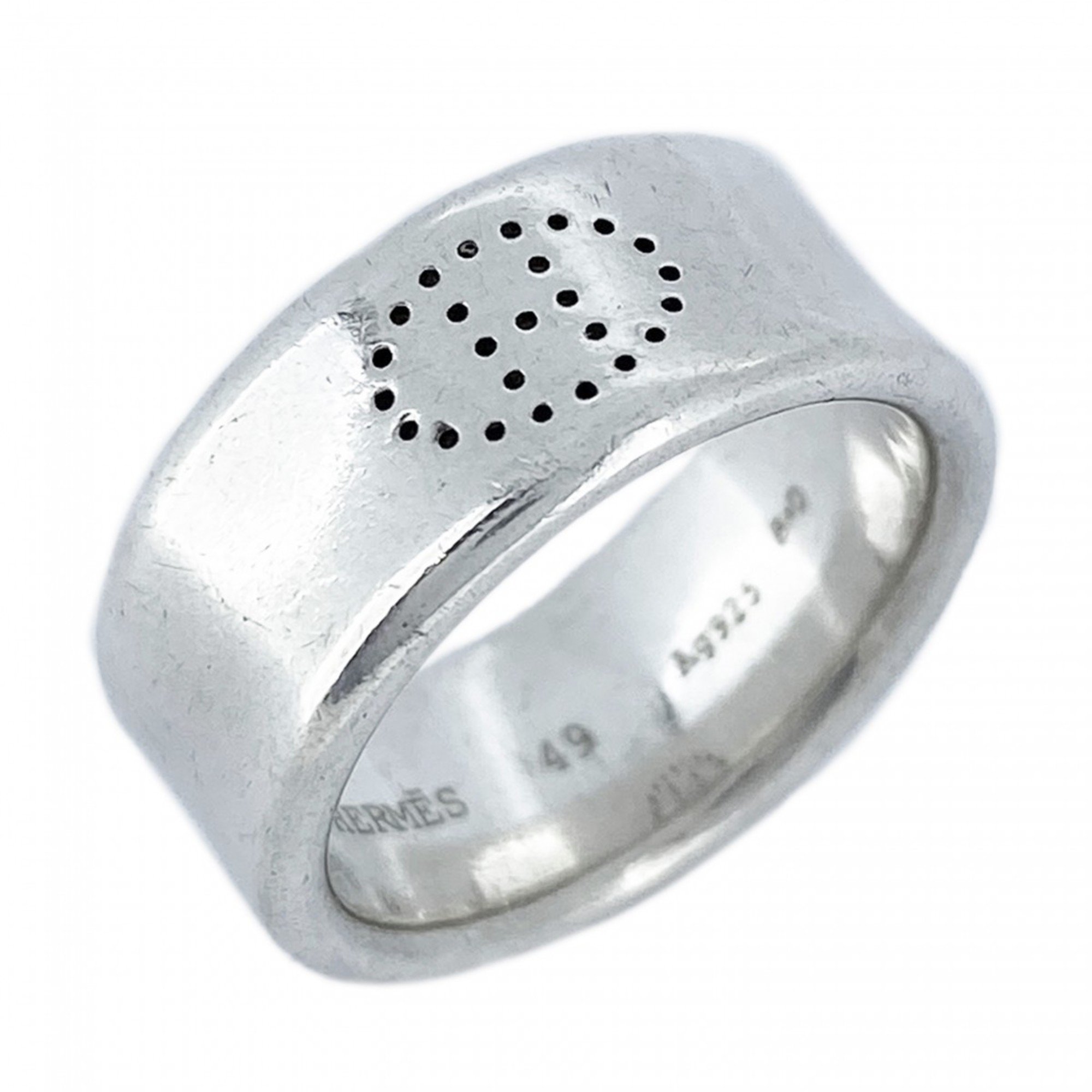 Hermes Ring Evelyn Silver 925 #49 Ladies