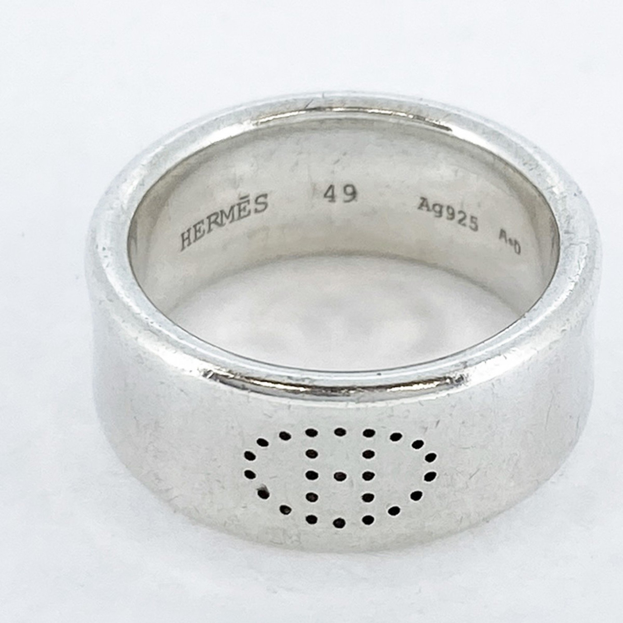 Hermes Ring Evelyn Silver 925 #49 Ladies