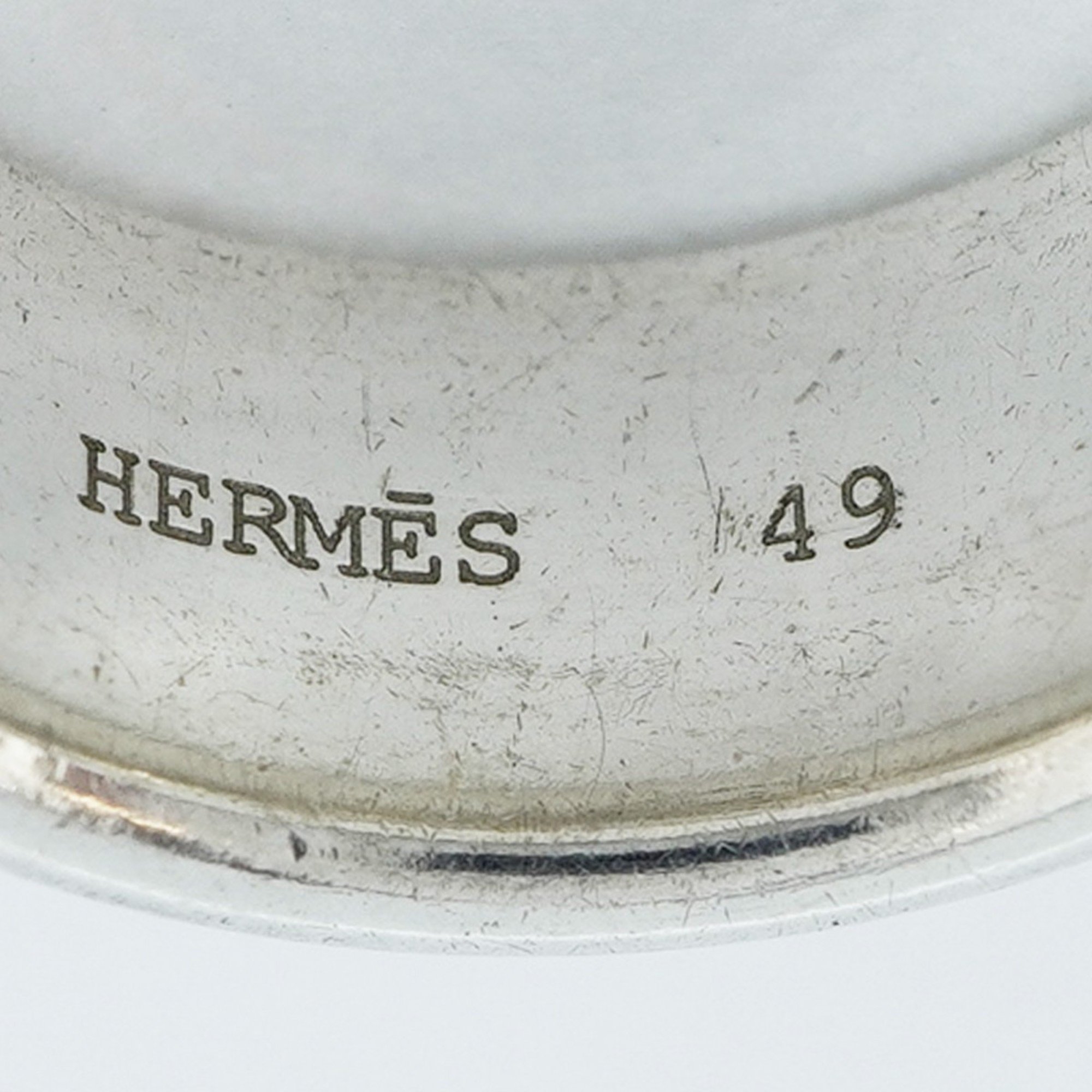 Hermes Ring Evelyn Silver 925 #49 Ladies