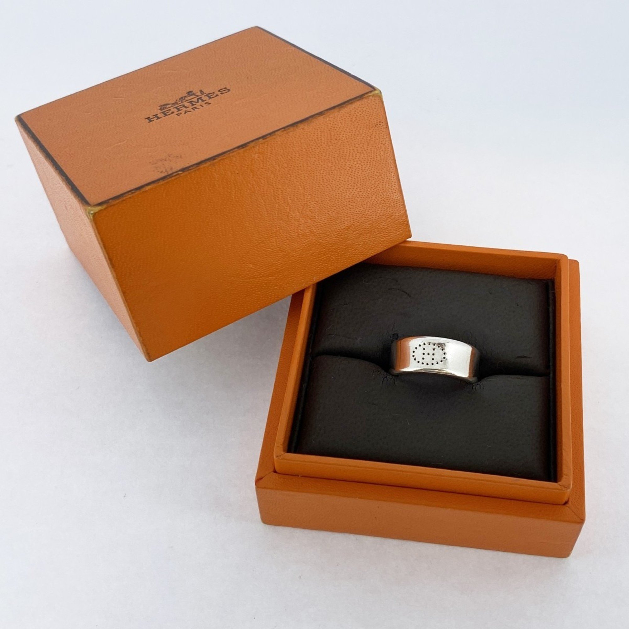 Hermes Ring Evelyn Silver 925 #49 Ladies