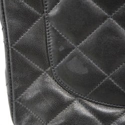 Chanel Shoulder Bag Matelasse Paris Limited Edition Lambskin Black Women's