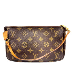 Louis Vuitton LOUIS VUITTON Pochette Accessoires M51980 SL1908 Pouch Handbag Women's Monogram Brown