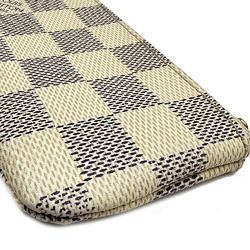 LOUIS VUITTON Damier Azur Pochette Cle White N62659 Men's Women's Wallet/Coin Case Coin Purse Gold