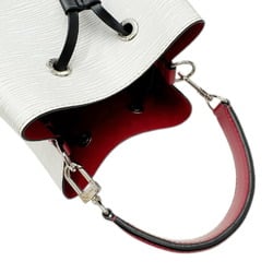 Louis Vuitton NeoNoe BB Epi M55556 Bron Optique Shoulder Bag Handbag Leather White Red Black RFID Women's