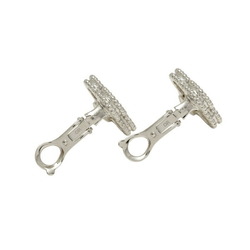 Van Cleef & Arpels Alhambra K18WG White Gold Earrings