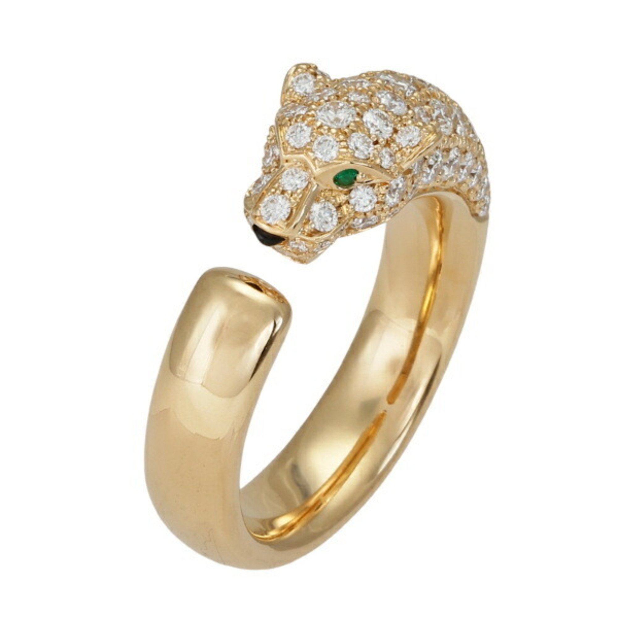 Cartier Panthere K18YG Yellow Gold Ring