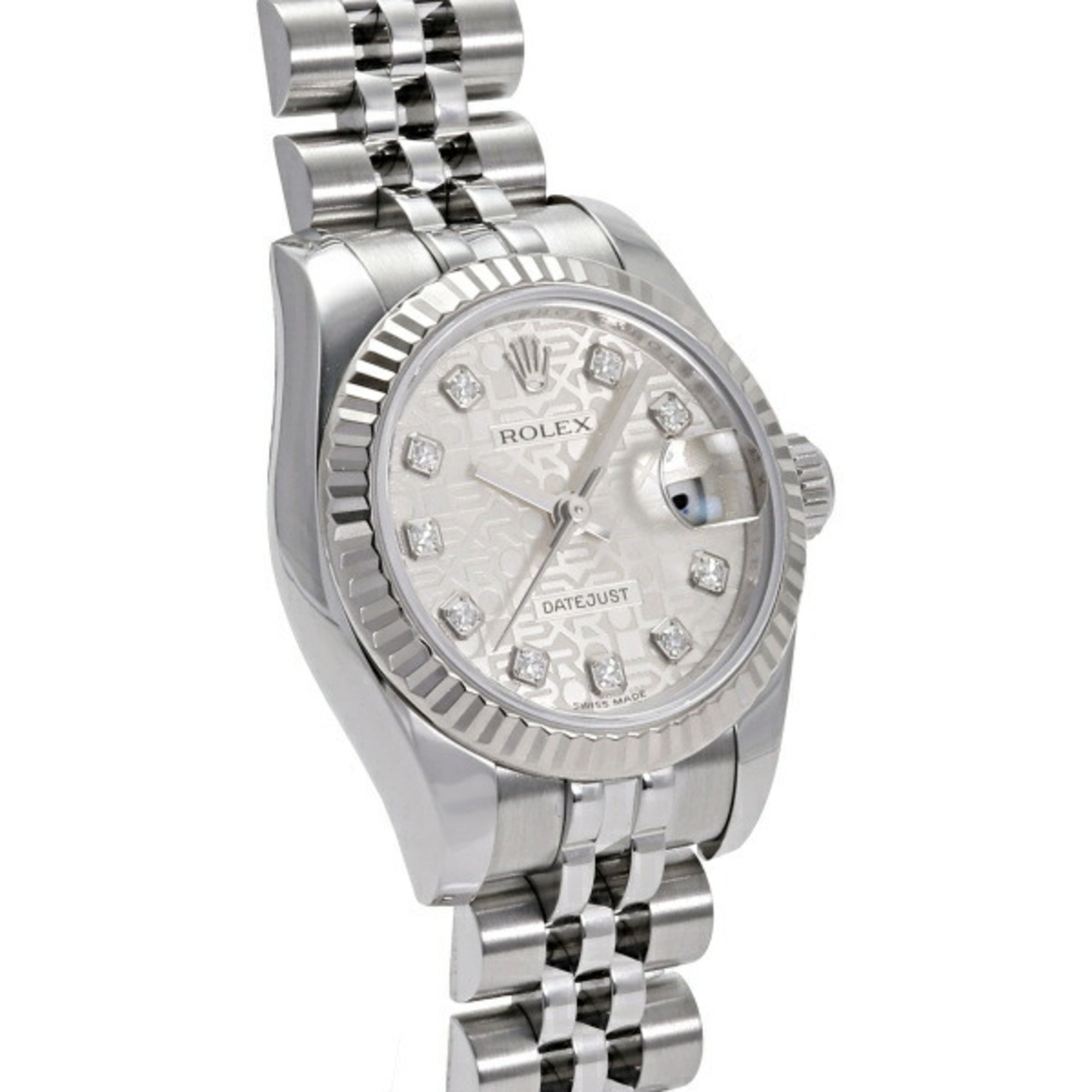 Rolex ROLEX Datejust 26 179174G Silver Dial Wristwatch for Women