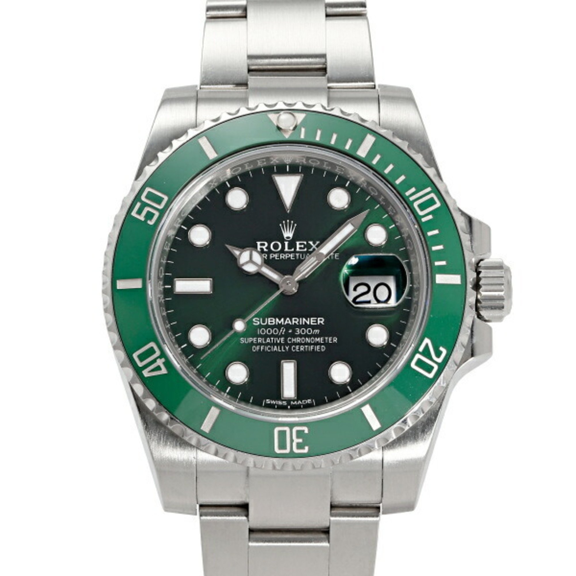 Rolex ROLEX Submariner Date 116610LV Green Dot Dial Watch Men's