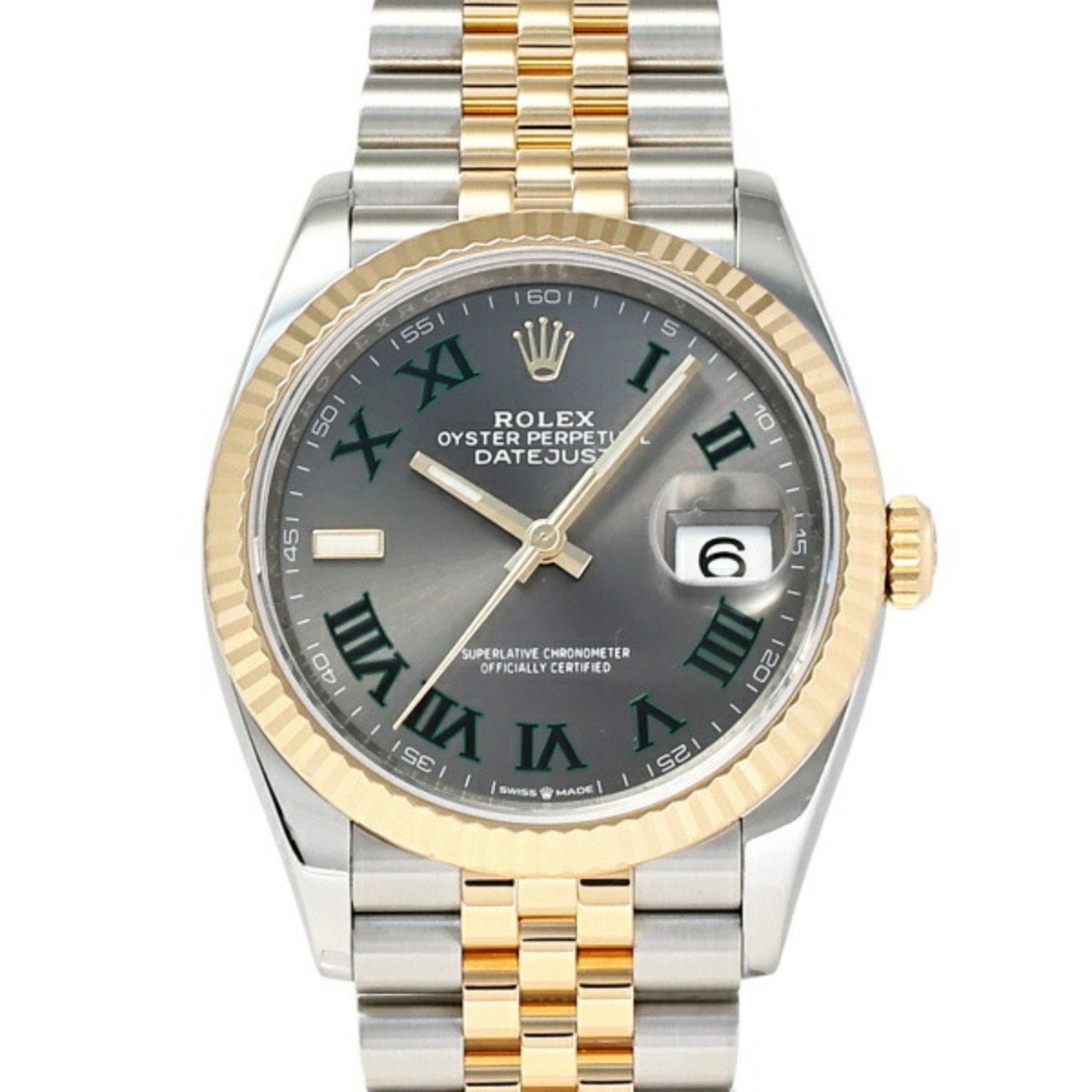 Rolex ROLEX Datejust 36 126233 Slate Green Roman Dial Wristwatch Men's __