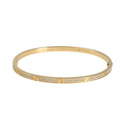 Cartier Love Pavé Small K18YG Yellow Gold Bracelet