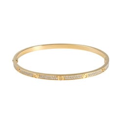 Cartier Love Pavé Small K18YG Yellow Gold Bracelet