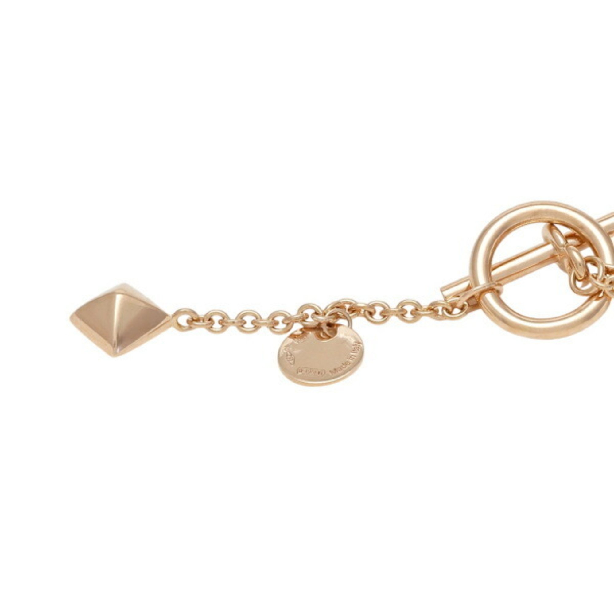 Hermes Ronde Multi SH K18PG Pink Gold Bracelet