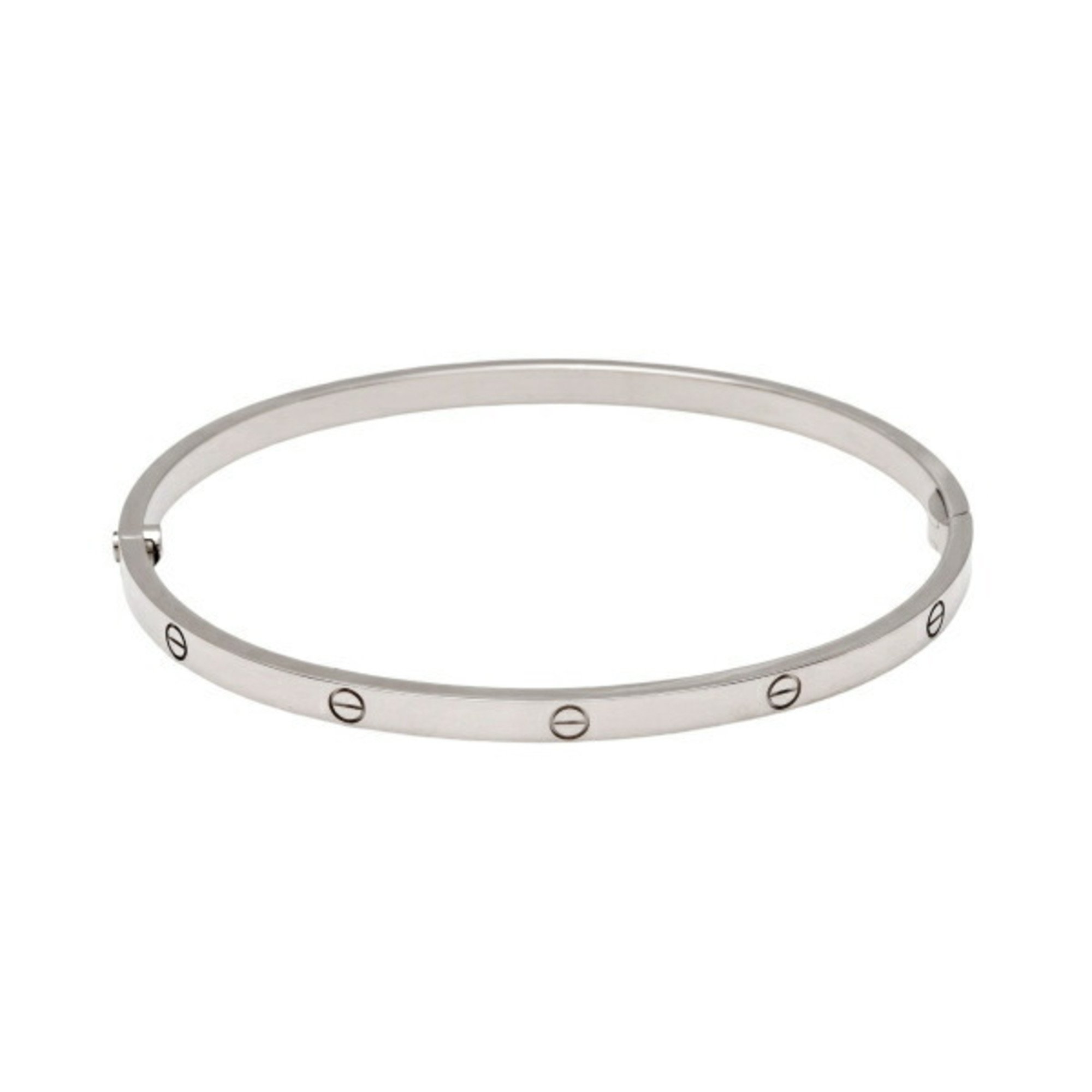 Cartier Love Small K18WG White Gold Bracelet