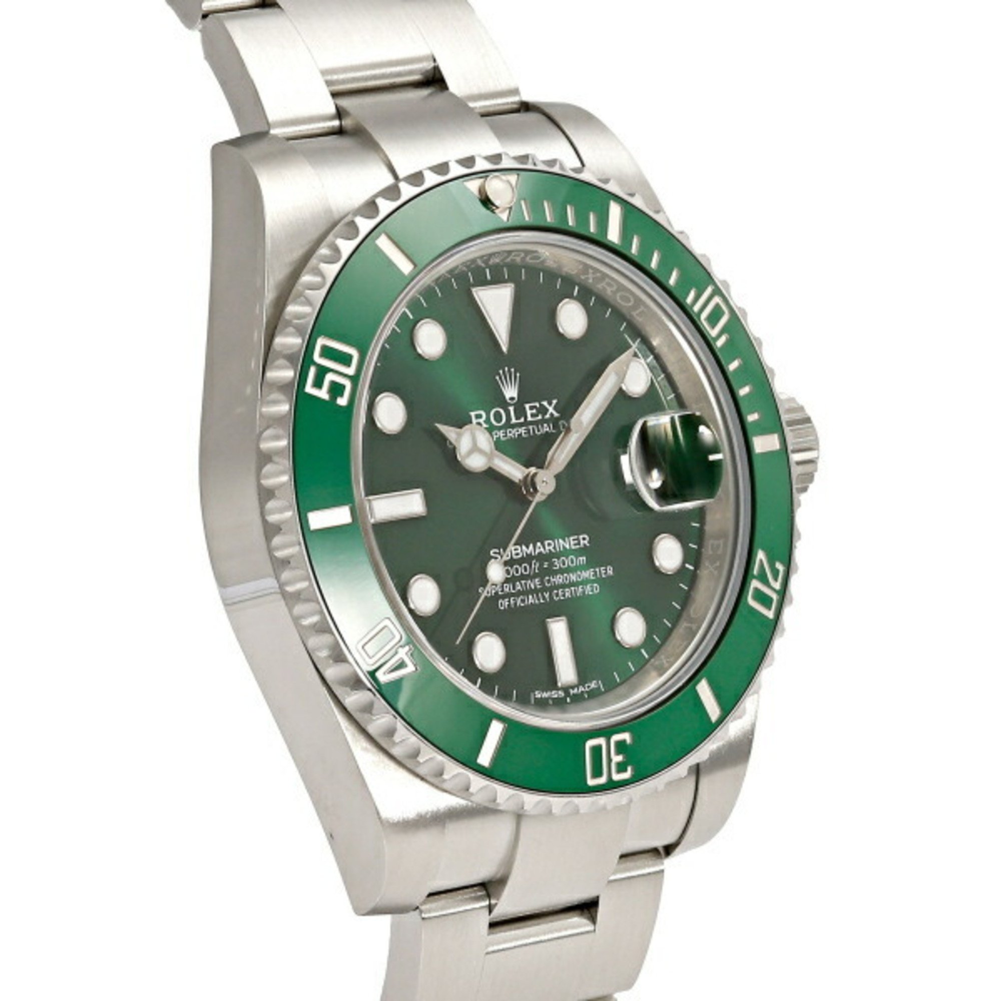 Rolex ROLEX Submariner Date 116610LV Green Dot Dial Watch Men's