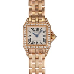 Cartier Santos de WF9011Z8 Silver Roman Dial Wristwatch for Women