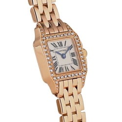 Cartier Santos de WF9011Z8 Silver Roman Dial Wristwatch for Women