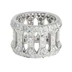 Cartier Antalya K18WG White Gold Ring