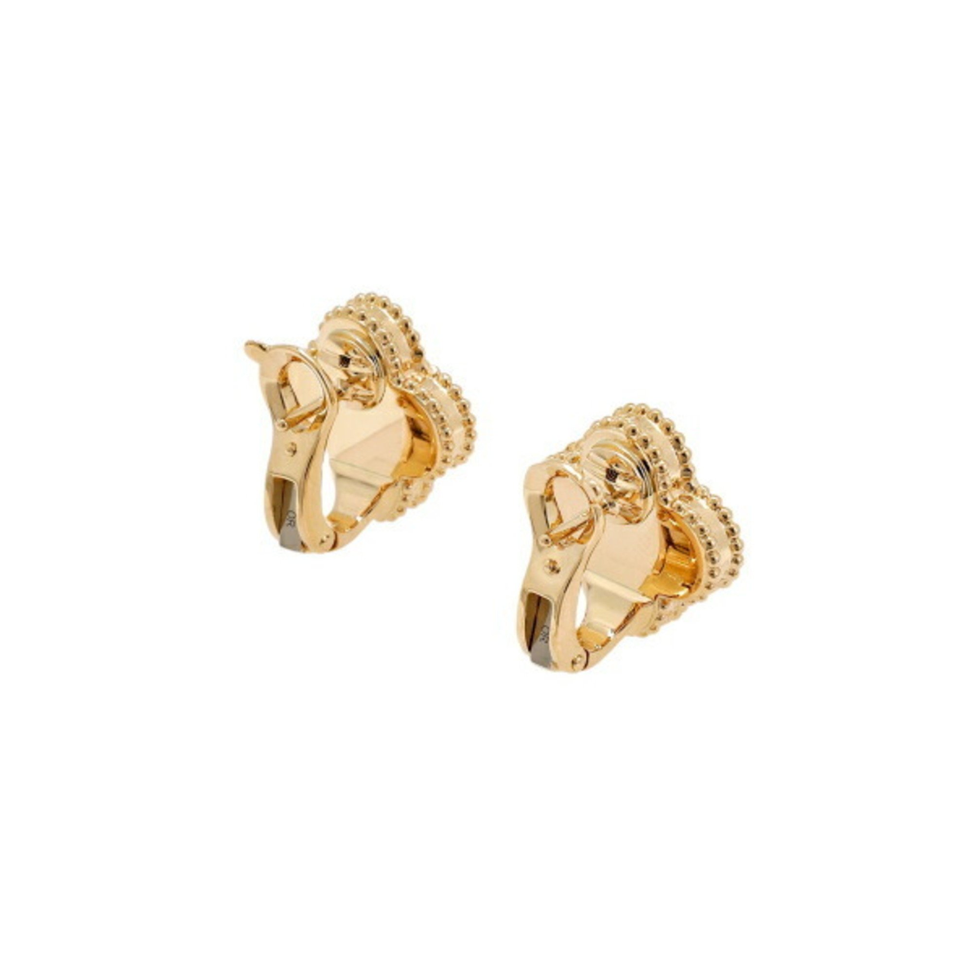 Van Cleef & Arpels Alhambra 18K Yellow Gold Earrings