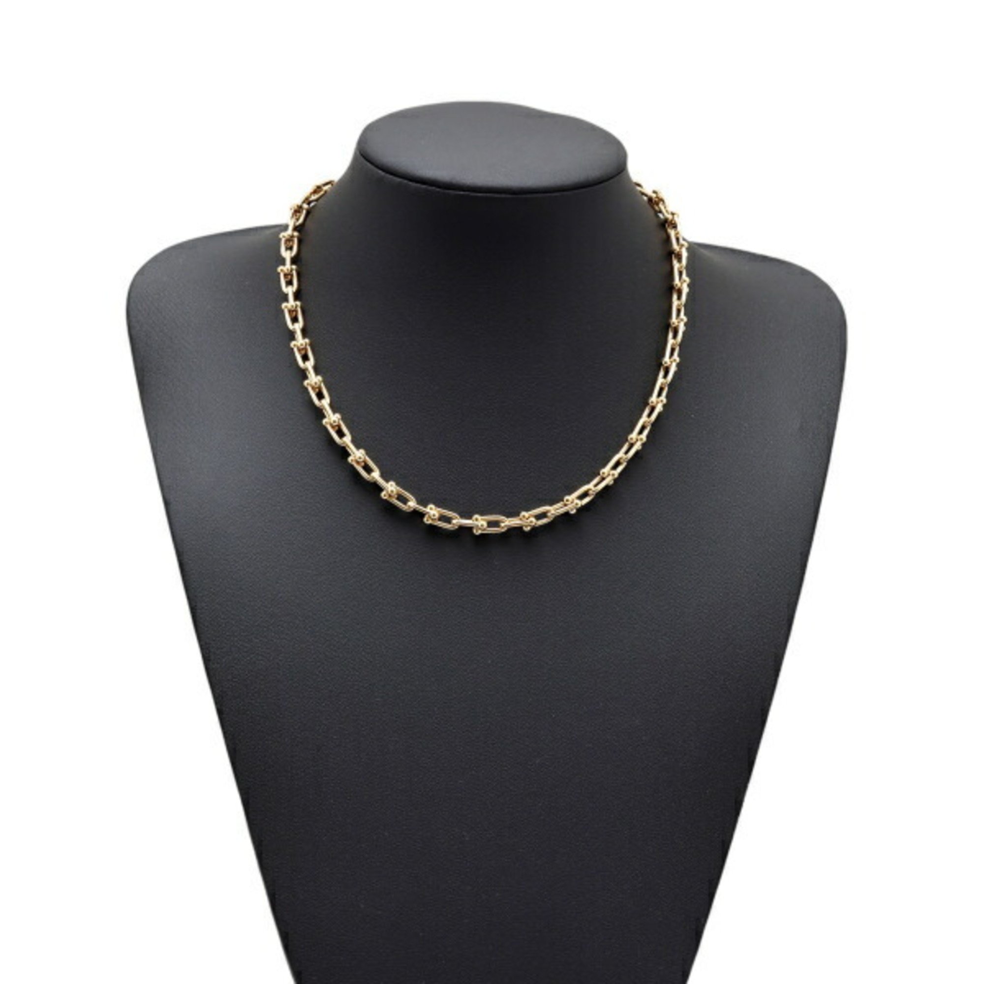 Tiffany HardWear Small Link K18YG Yellow Gold Necklace