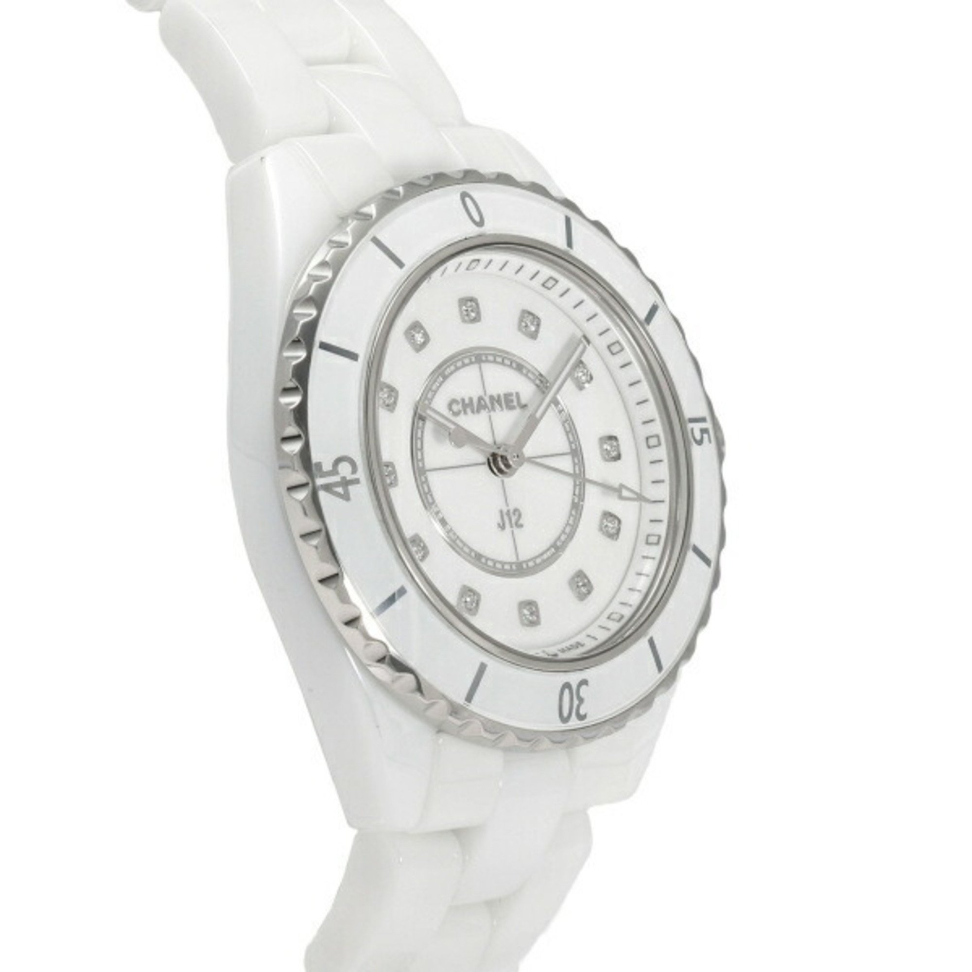 CHANEL J12 33MM H5703 White Dial Watch for Women