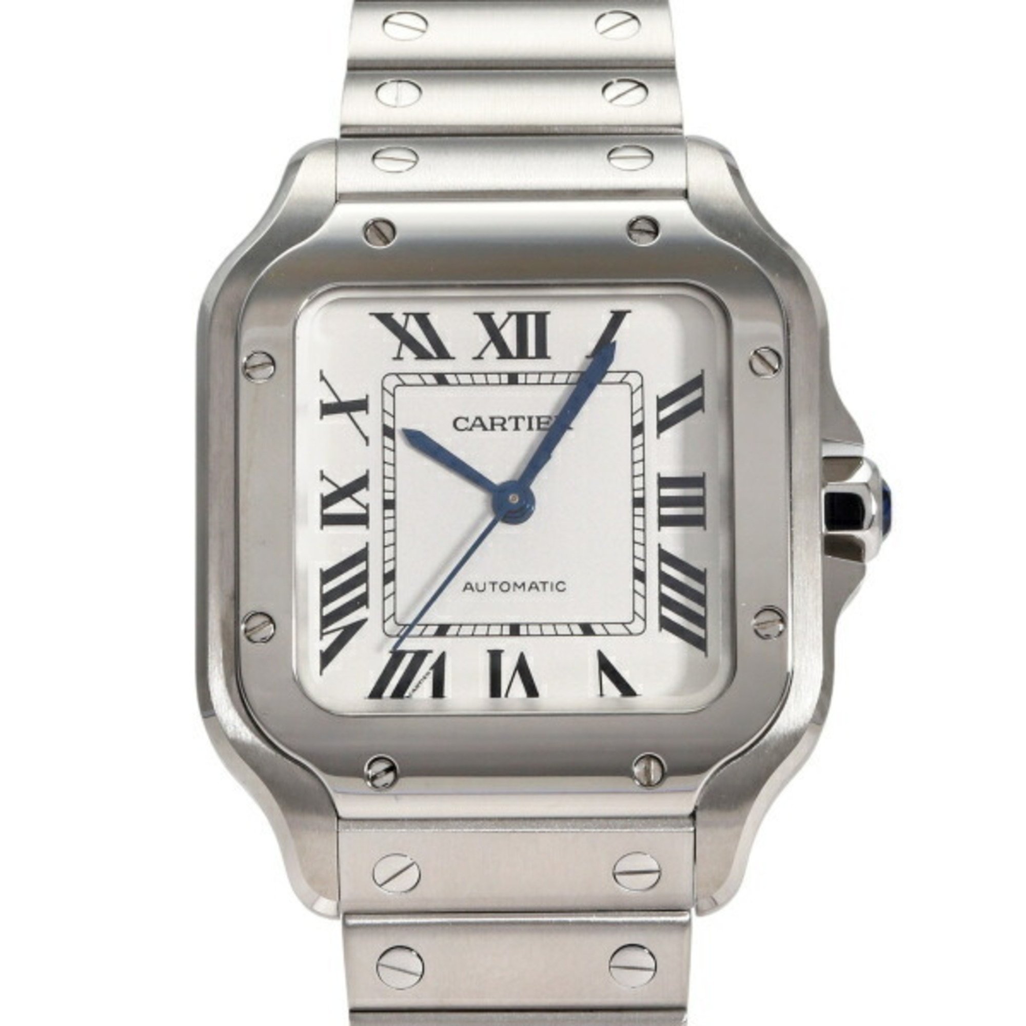 Cartier Santos Do Watch WSSA0029 Silver Dial Men's