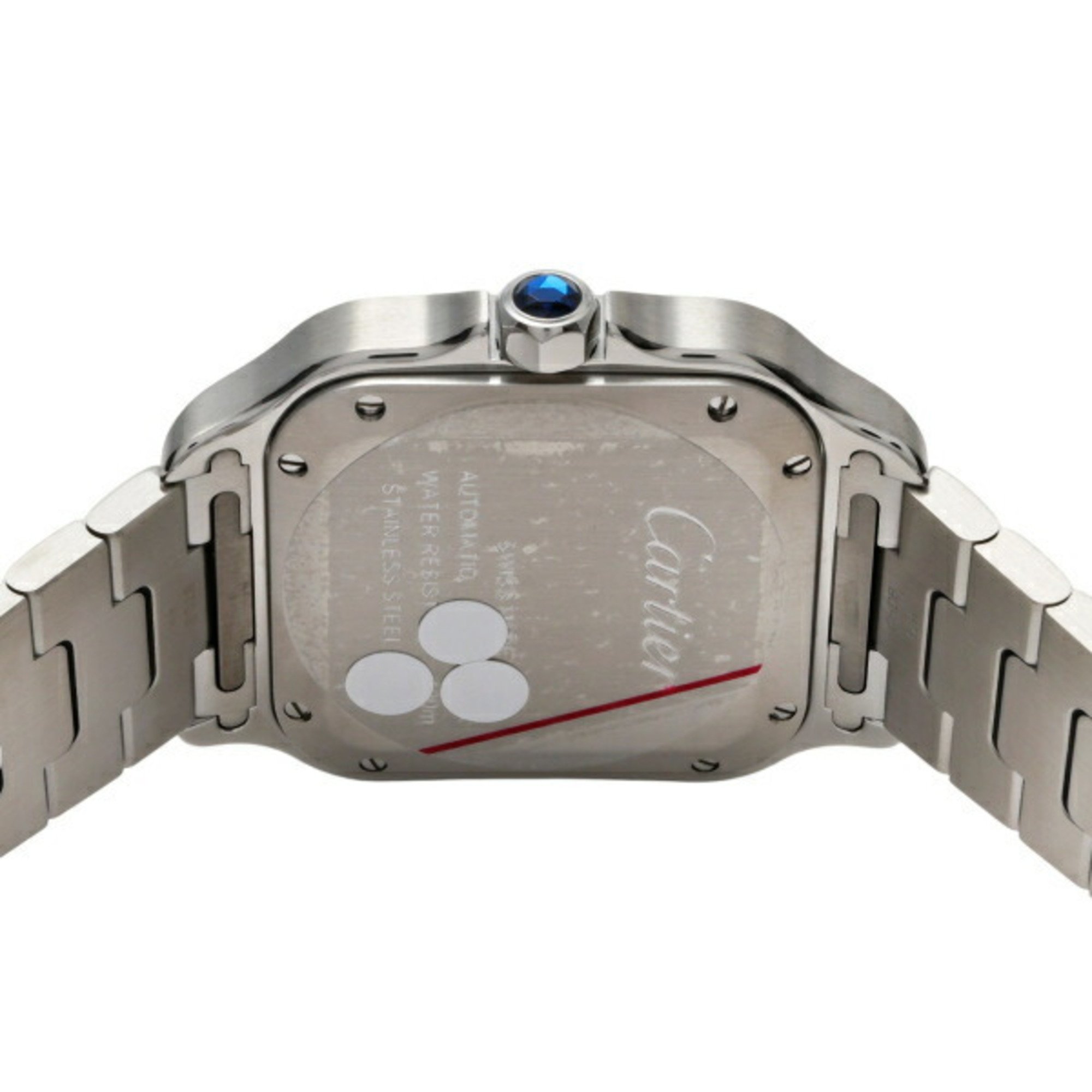 Cartier Santos Do Watch WSSA0029 Silver Dial Men's