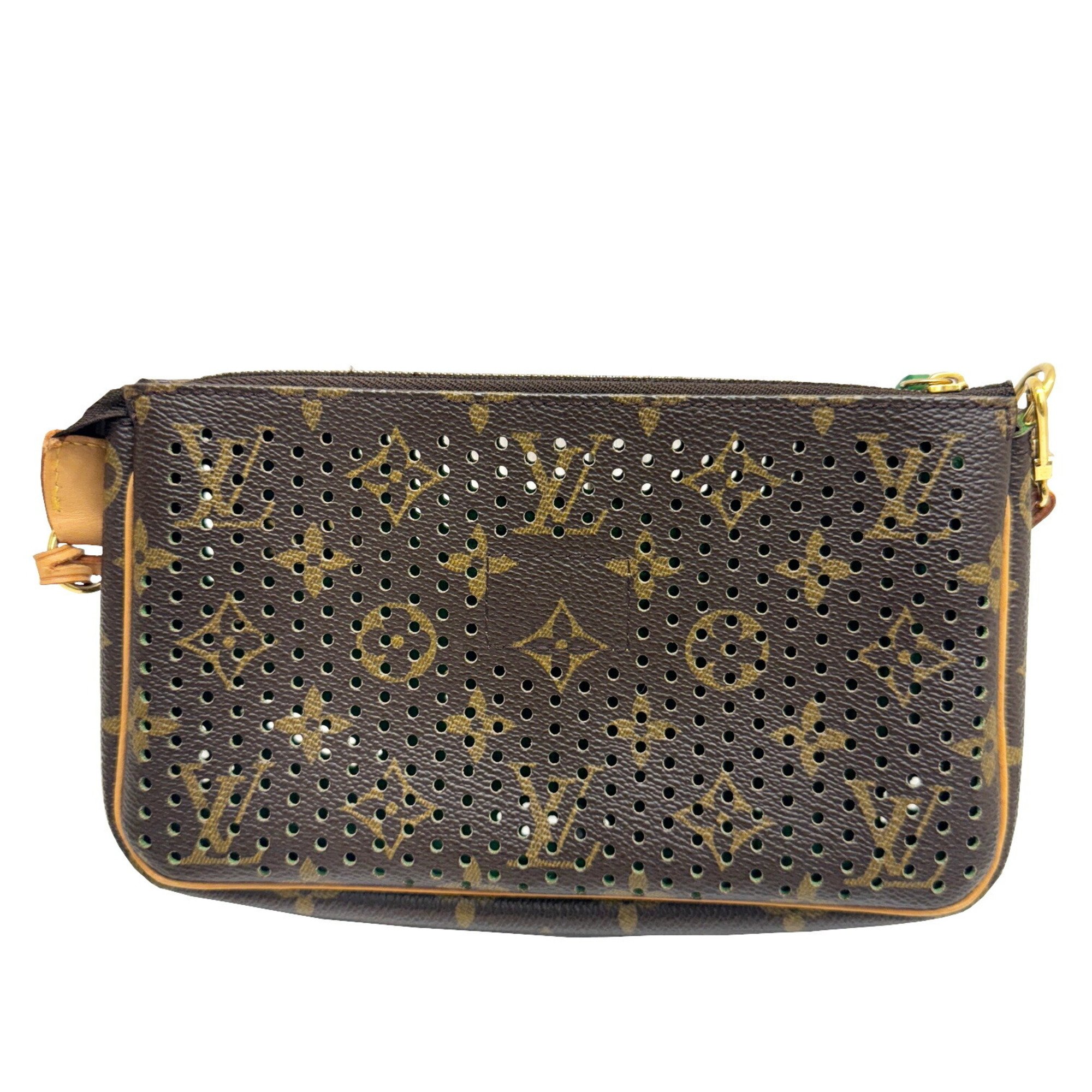 Louis Vuitton LOUIS VUITTON Monogram Perforated Pochette Accessoires M95184 CA0036 Pouch for Women and Men