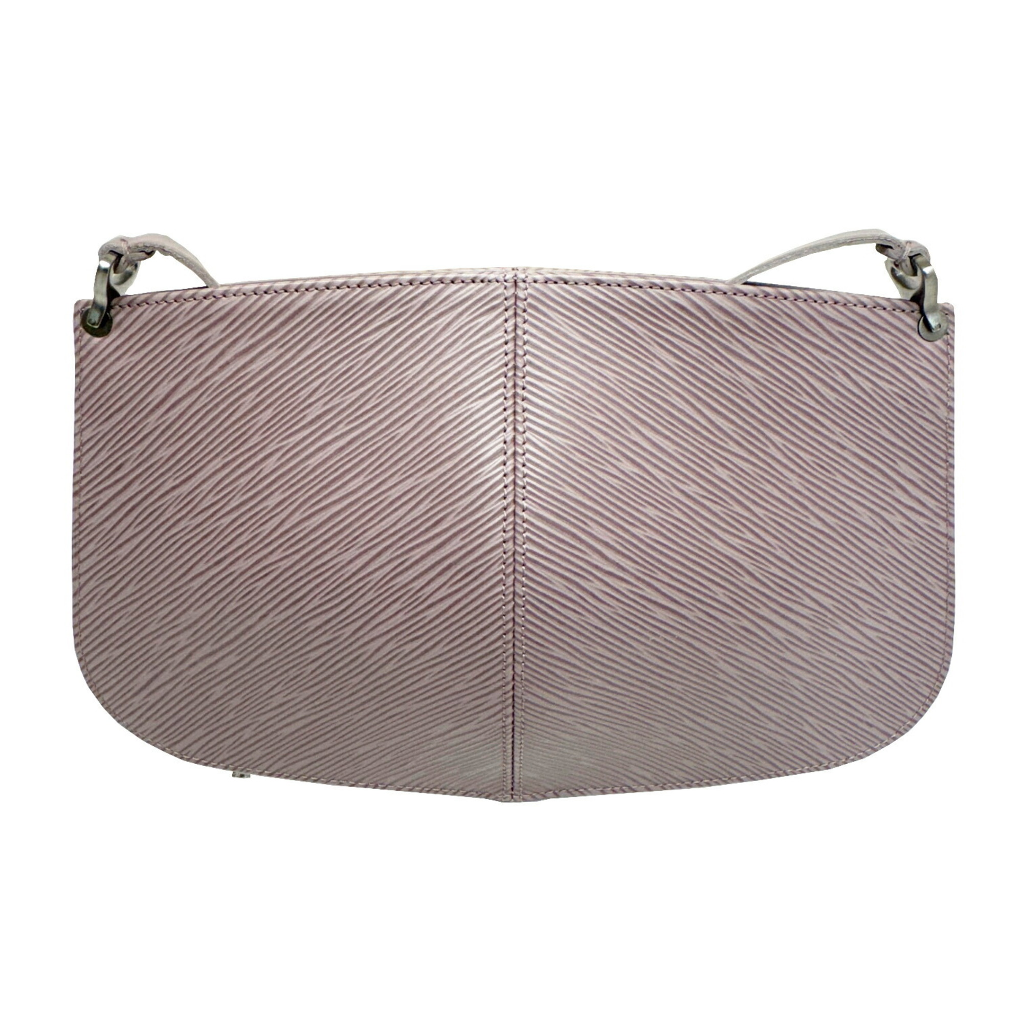 LOUIS VUITTON Demilune Epi Pochette Pouch Handbag M5262B SP0032 Lilac Leather Women's Shoulder Bag